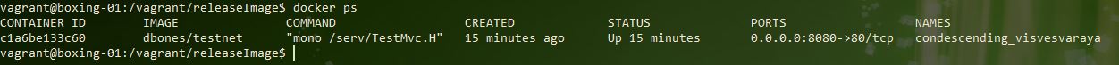 running containers